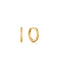 Gold Smooth Mini Huggie Hoop Earrings